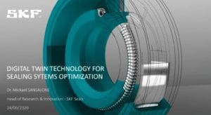 Digital twin technology for optimized sealing system